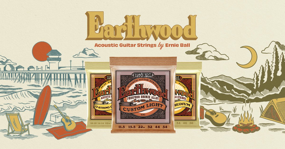 Трохи слів про серію Ernie Ball Earthwood: який комплект обрати? 1 ernie ball eartwood фото комплектів струн