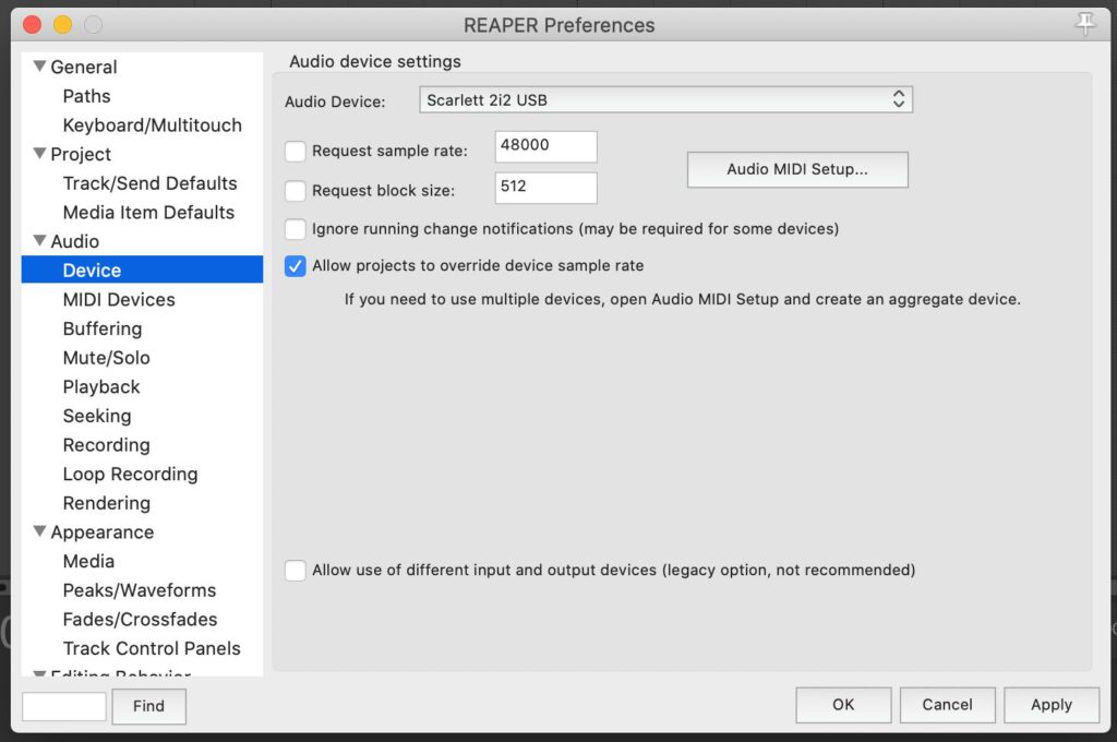 preferences